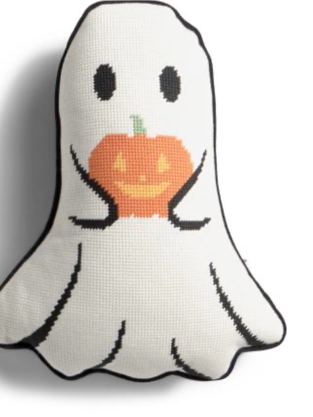 NWT Halloween Ghost Pumpkin Pillow Decorative